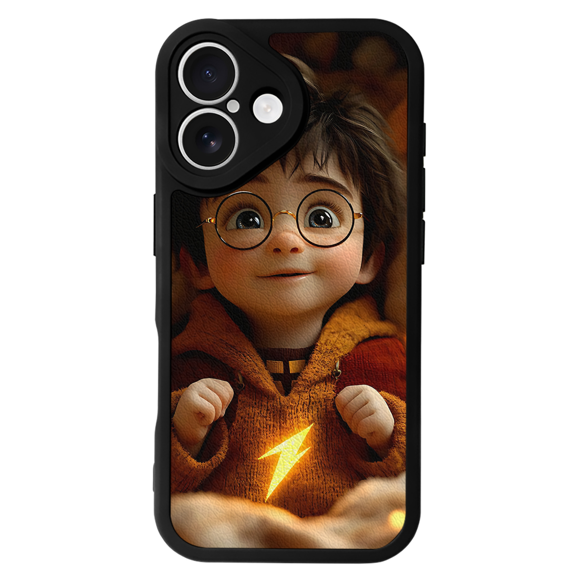 （画像用） Harry Potter ハリー・ポッターシリーズ 【iPhone 16シリーズ対応】シリコンスマホケース（レザー調） 材質：シリコン